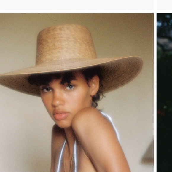 Lack Of Color Brown Wide-Brim Hat